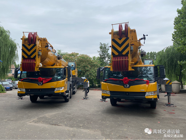 兩輛徐工XCT110重型吊車落戶許昌市運輸公司 兩輛徐工XCT110重型吊車落戶許昌市運輸公司