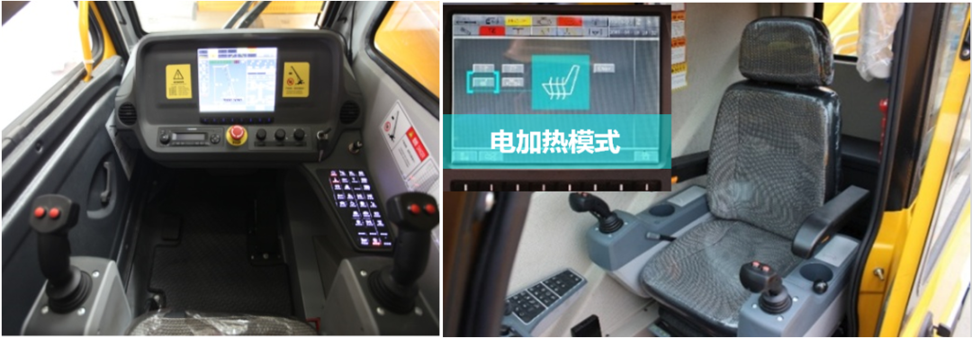 駕駛室設(shè)計上充滿了現(xiàn)代感與人性化